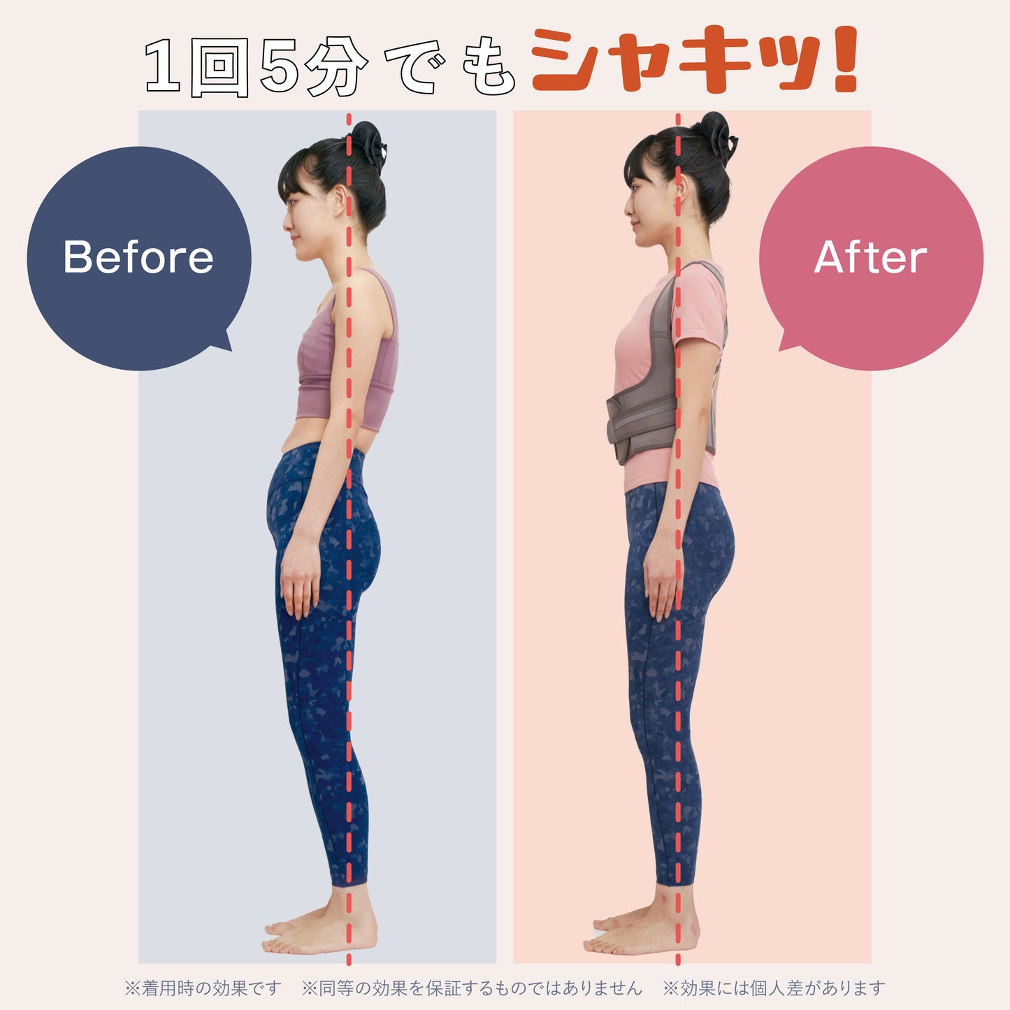 保阪流ウェルネス 姿勢補整ベルト シャキッとグイーン