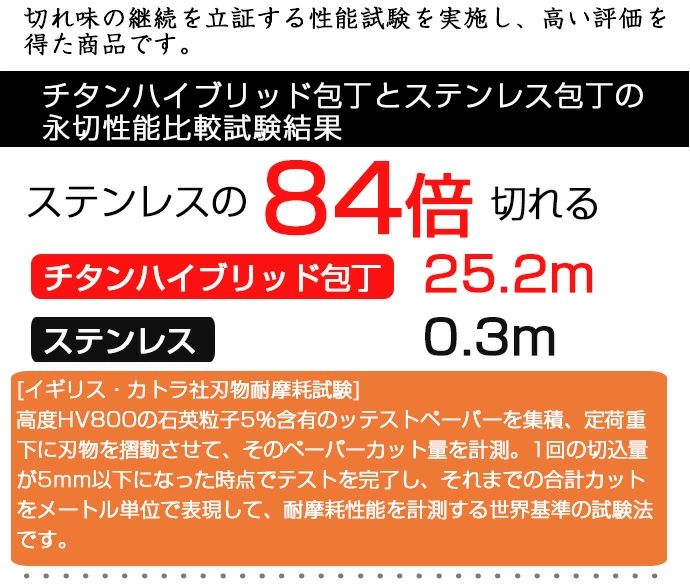 保阪流 チタンハイブリッド包丁